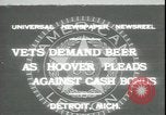 Image of Herbert Hoover Detroit Michigan USA, 1931, second 1 stock footage video 65675059115