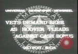 Image of Herbert Hoover Detroit Michigan USA, 1931, second 3 stock footage video 65675059115