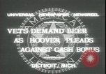 Image of Herbert Hoover Detroit Michigan USA, 1931, second 4 stock footage video 65675059115