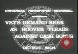 Image of Herbert Hoover Detroit Michigan USA, 1931, second 9 stock footage video 65675059115