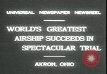 Image Akron dirigeable Akron Ohio USA, 1931, de la seconde 4 séquences d'archives historiques vidéo 65675059118