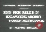 Image les archéologues Saint Albans Angleterre, 1931, de la seconde 5 séquences d'archives historiques vidéo 65675059119