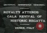 Image Regatta Storica Venise Italie, 1931, de la seconde 1 séquences d'archives historiques vidéo 65675059120