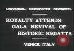 Image Regatta Storica Venise Italie, 1931, de la seconde 4 séquences d'archives historiques vidéo 65675059120