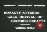 Image Regatta Storica Venise Italie, 1931, de la seconde 5 séquences d'archives historiques vidéo 65675059120