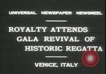 Image Regatta Storica Venise Italie, 1931, de la seconde 6 séquences d'archives historiques vidéo 65675059120