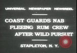 Image United States Coast Guard liquor saisie pendant la prohibition Stapleton New York USA, 1931, de la seconde 4 séquences d'archives historiques vidéo 65675059122