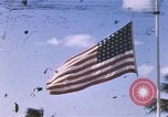 Image of United States flag at World War 2 cemetery Philippines, 1945, second 1 stock footage video 65675059142