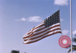 Image of United States flag at World War 2 cemetery Philippines, 1945, second 4 stock footage video 65675059142