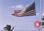 Image of United States flag at World War 2 cemetery Philippines, 1945, second 7 stock footage video 65675059142