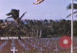 Image of United States flag at World War 2 cemetery Philippines, 1945, second 9 stock footage video 65675059142