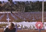 Image of United States flag at World War 2 cemetery Philippines, 1945, second 10 stock footage video 65675059142