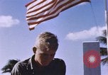 Image of United States flag at World War 2 cemetery Philippines, 1945, second 20 stock footage video 65675059142