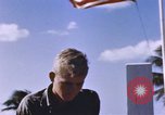 Image of United States flag at World War 2 cemetery Philippines, 1945, second 21 stock footage video 65675059142