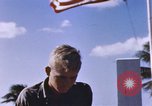 Image of United States flag at World War 2 cemetery Philippines, 1945, second 23 stock footage video 65675059142