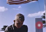 Image of United States flag at World War 2 cemetery Philippines, 1945, second 24 stock footage video 65675059142