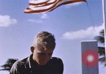Image of United States flag at World War 2 cemetery Philippines, 1945, second 27 stock footage video 65675059142