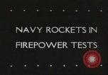 Image of navy rockets United States USA, 1945, second 1 stock footage video 65675059153
