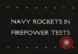 Image of navy rockets United States USA, 1945, second 3 stock footage video 65675059153