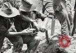 Standbild Australische Soldaten Zweiten Weltkrieg Dschungel zu bekämpfen Tarakan Borneo Indonesien, 1945, aus Sekunde 26 historischem Filmmaterial Videoclip 65675059180