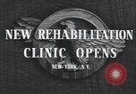 Image of World War II veteran rehabilitation New York United States USA, 1947, second 5 stock footage video 65675059200