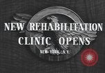 Image of World War II veteran rehabilitation New York United States USA, 1947, second 6 stock footage video 65675059200