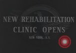 Image of World War II veteran rehabilitation New York United States USA, 1947, second 11 stock footage video 65675059200