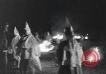 Image of Ku Klux Klan cross burning ceremony United States USA, 1930, second 4 stock footage video 65675059202