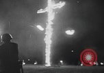 Image of Ku Klux Klan cross burning ceremony United States USA, 1930, second 19 stock footage video 65675059202