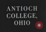 Standbild Antioch College Yellow Springs Ohio USA, 1942, aus Sekunde 9 historischem Filmmaterial Videoclip 65675059209