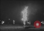 Image of Ku Klux Klan burning cross United States USA, 1930, second 7 stock footage video 65675059228