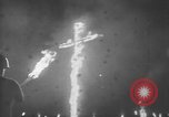 Image of Ku Klux Klan burning cross United States USA, 1930, second 16 stock footage video 65675059228