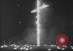 Image of Ku Klux Klan burning cross United States USA, 1930, second 25 stock footage video 65675059228