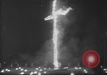 Image of Ku Klux Klan burning cross United States USA, 1930, second 27 stock footage video 65675059228