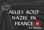 Image of American soldiers Saint Lo France, 1944, second 1 stock footage video 65675059236