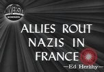 Image of American soldiers Saint Lo France, 1944, second 3 stock footage video 65675059236