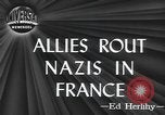 Image of American soldiers Saint Lo France, 1944, second 6 stock footage video 65675059236