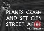 Image of Two P-51 fighter planes crash into homes in Jacksonville, Florida Jacksonville Florida USA, 1944, second 1 stock footage video 65675059237