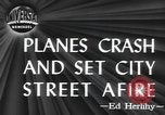 Image of Two P-51 fighter planes crash into homes in Jacksonville, Florida Jacksonville Florida USA, 1944, second 5 stock footage video 65675059237