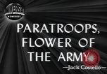Image of paratroopers Georgia United States USA, 1944, second 4 stock footage video 65675059240