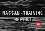 Standbild Underwater Training Nassau Bahamas, 1945, aus Sekunde 18 historischem Filmmaterial Videoclip 65675059243