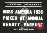 Image of Miss America Atlantic City New Jersey USA, 1936, second 1 stock footage video 65675059250