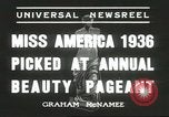 Image of Miss America Atlantic City New Jersey USA, 1936, second 6 stock footage video 65675059250