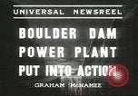 Image Boulder Dam Boulder City Nevada USA, 1936, de la seconde 7 séquences d'archives historiques vidéo 65675059255
