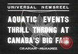 Image of Events at Fair in Canada Canada, 1936, second 8 stock footage video 65675059258