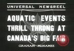 Image of Events at Fair in Canada Canada, 1936, second 9 stock footage video 65675059258