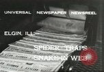 Standbild Snake Elgin Illinois USA, 1932, aus Sekunde 6 historischem Filmmaterial Videoclip 65675059264