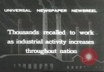 Standbild factory Jobs während der Großen Depression United States USA, 1932, aus Sekunde 3 historischem Filmmaterial Videoclip 65675059265