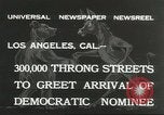 Standbild Franklin Roosevelt Los Angeles California USA, 1932, aus Sekunde 3 historischem Filmmaterial Videoclip 65675059266