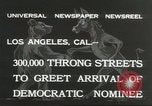 Standbild Franklin Roosevelt Los Angeles California USA, 1932, aus Sekunde 4 historischem Filmmaterial Videoclip 65675059266